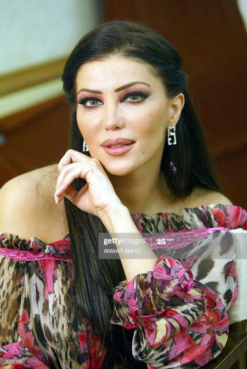 BRUMANA, LEBANON:  Lebanese May Hariri perfoms during the shooting of her first video clip of her so